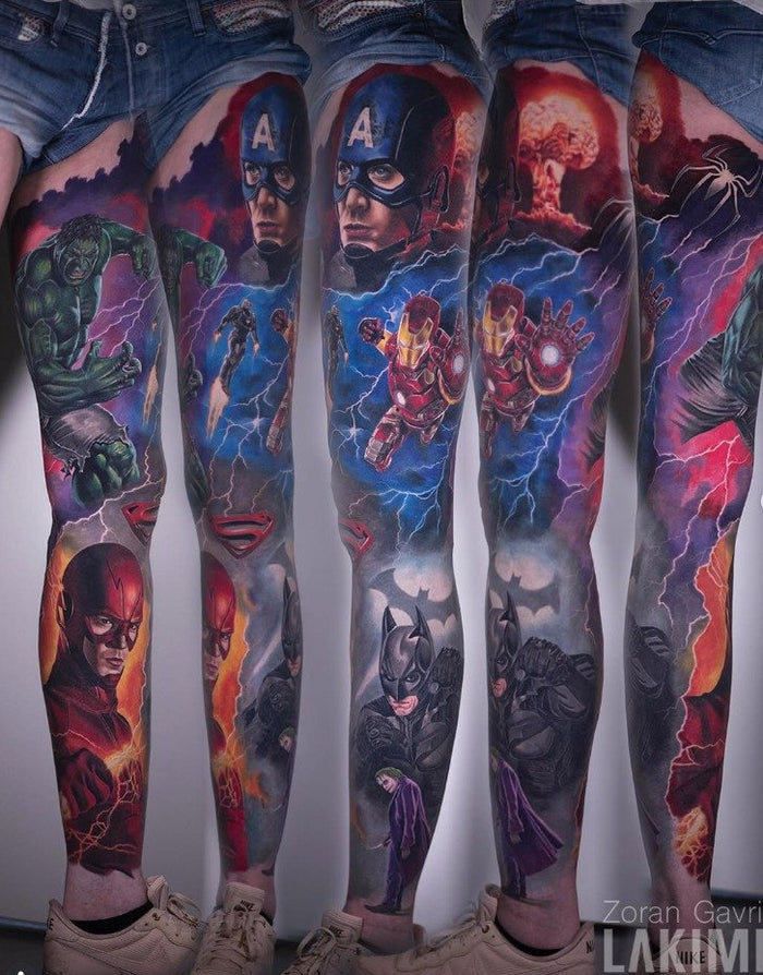 Student tattoo work